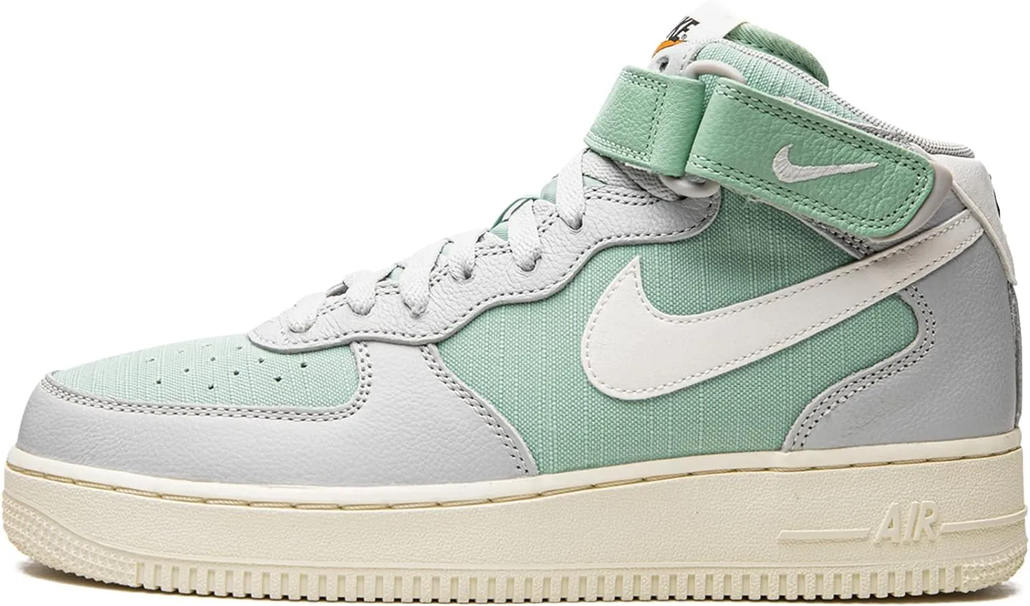 NIKE Men's Sneaker, Grey Fog Sail Enamel Green Alp, 10.5