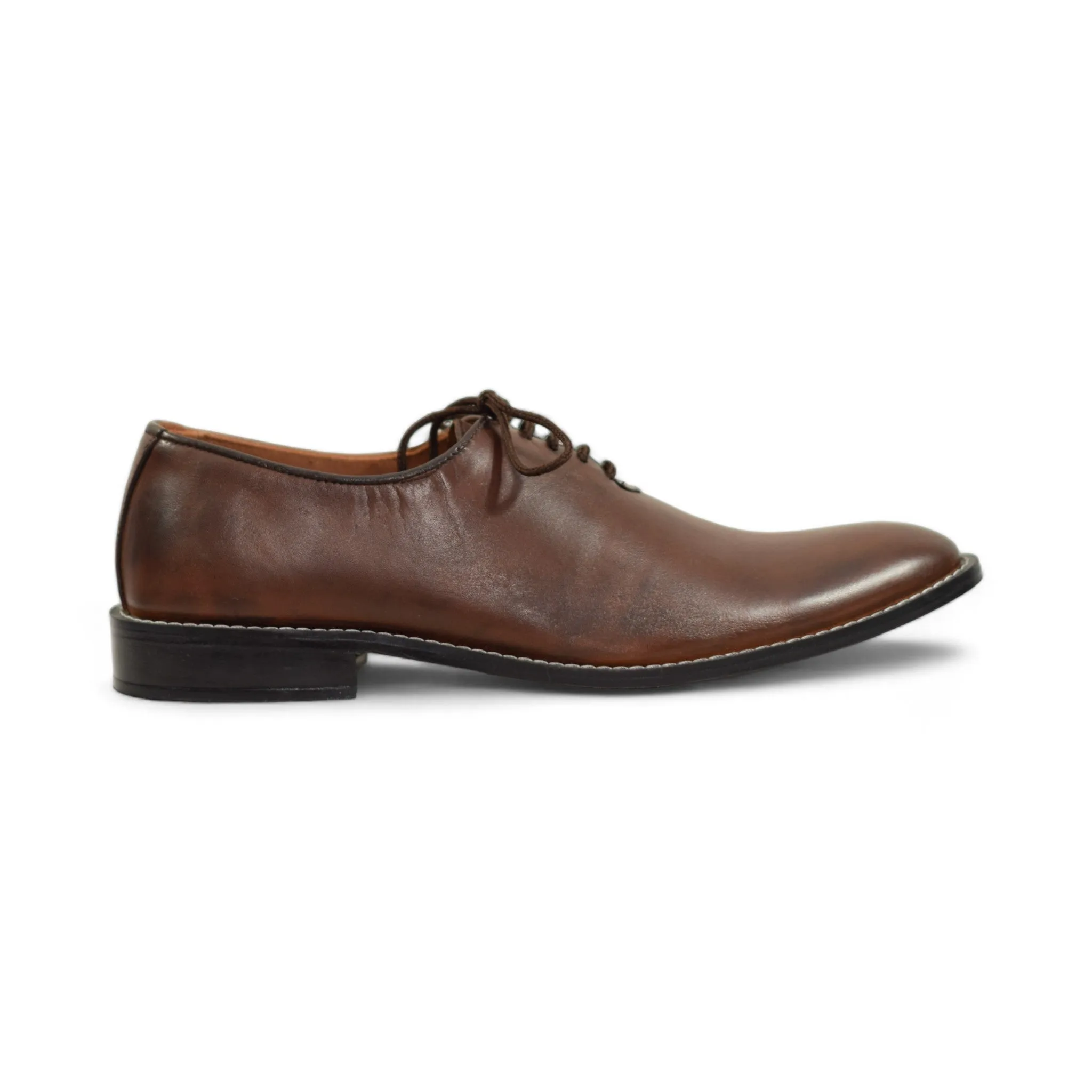 OK-4031 Oxford Brown Leather Shoe