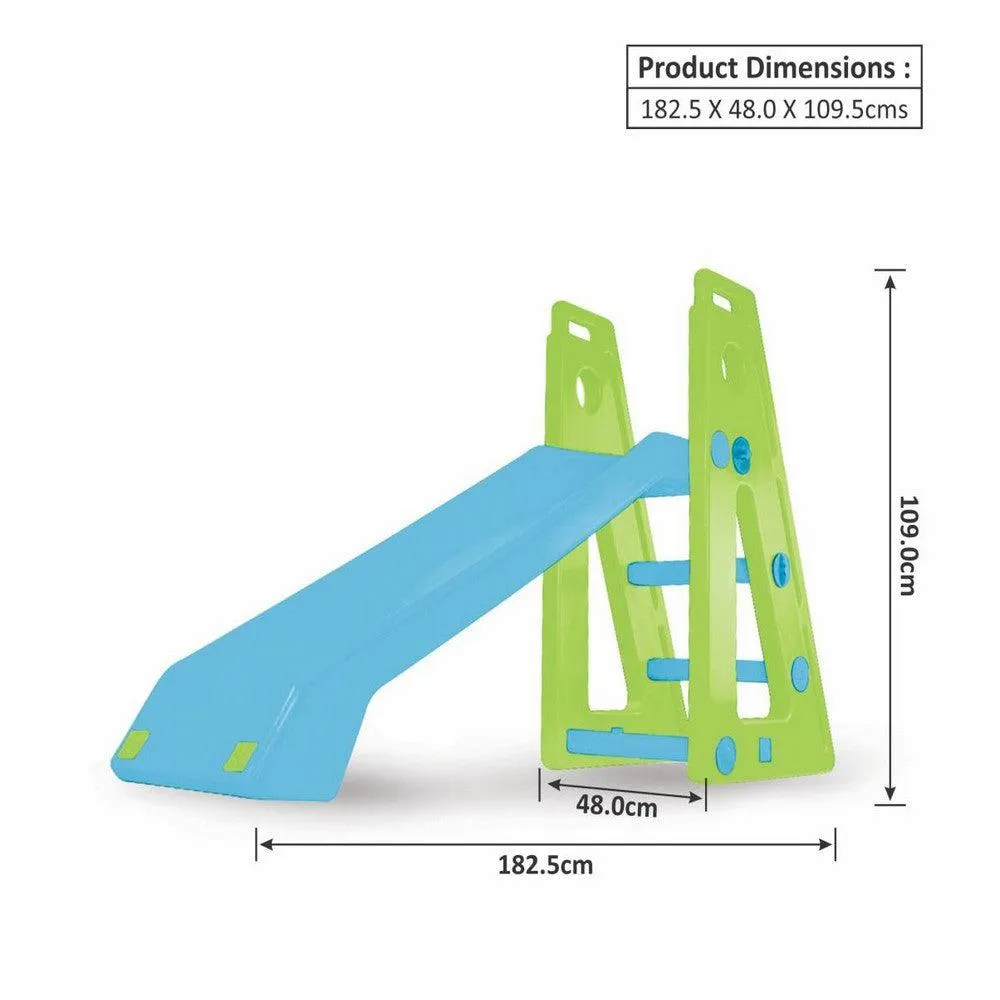 Ok Play Baby Slide Senior Garden and School Toy for Kids, Sky Blue & Parrot Green, Ages 2 to 4 years