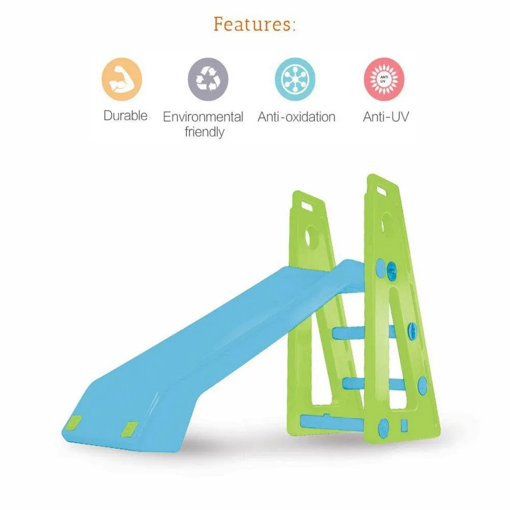 Ok Play Baby Slide Senior Garden and School Toy for Kids, Sky Blue & Parrot Green, Ages 2 to 4 years