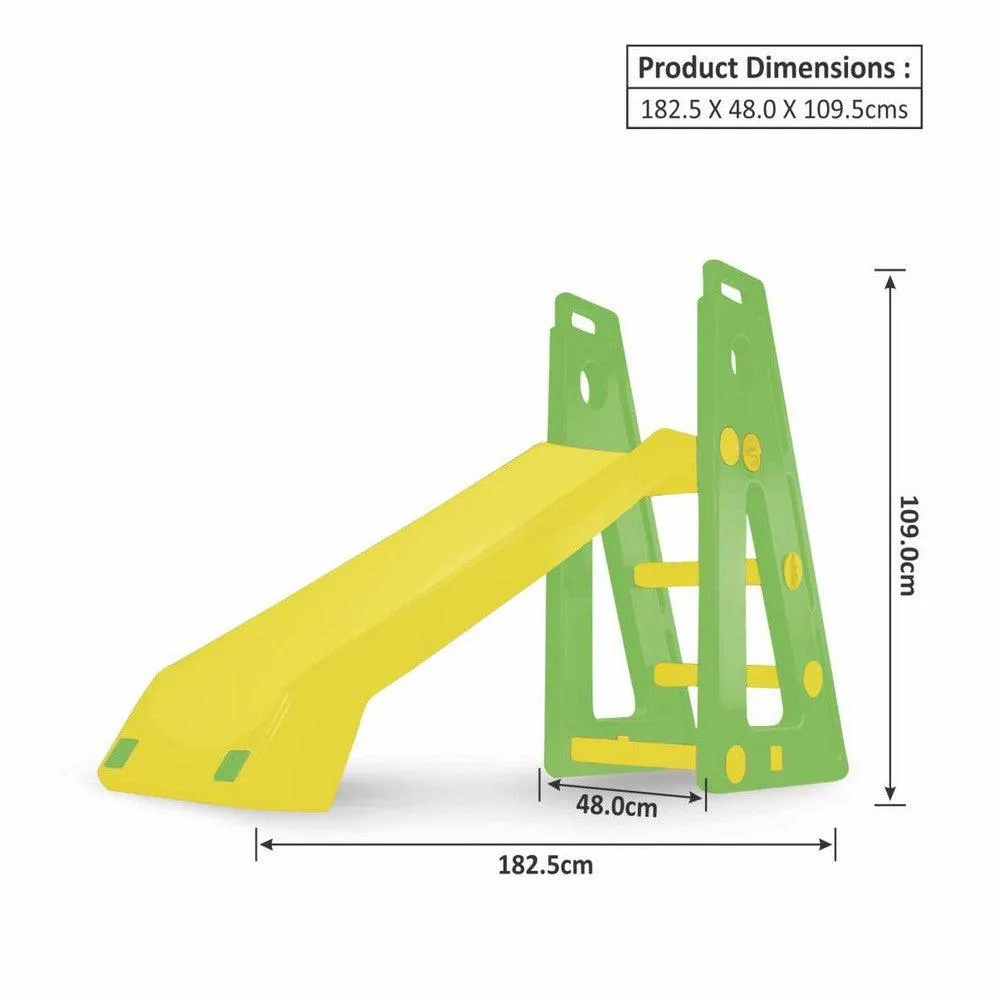 Ok Play Baby Slide Senior Garden and School Toy for Kids, Yellow & Green, Ages 2 to 4 years