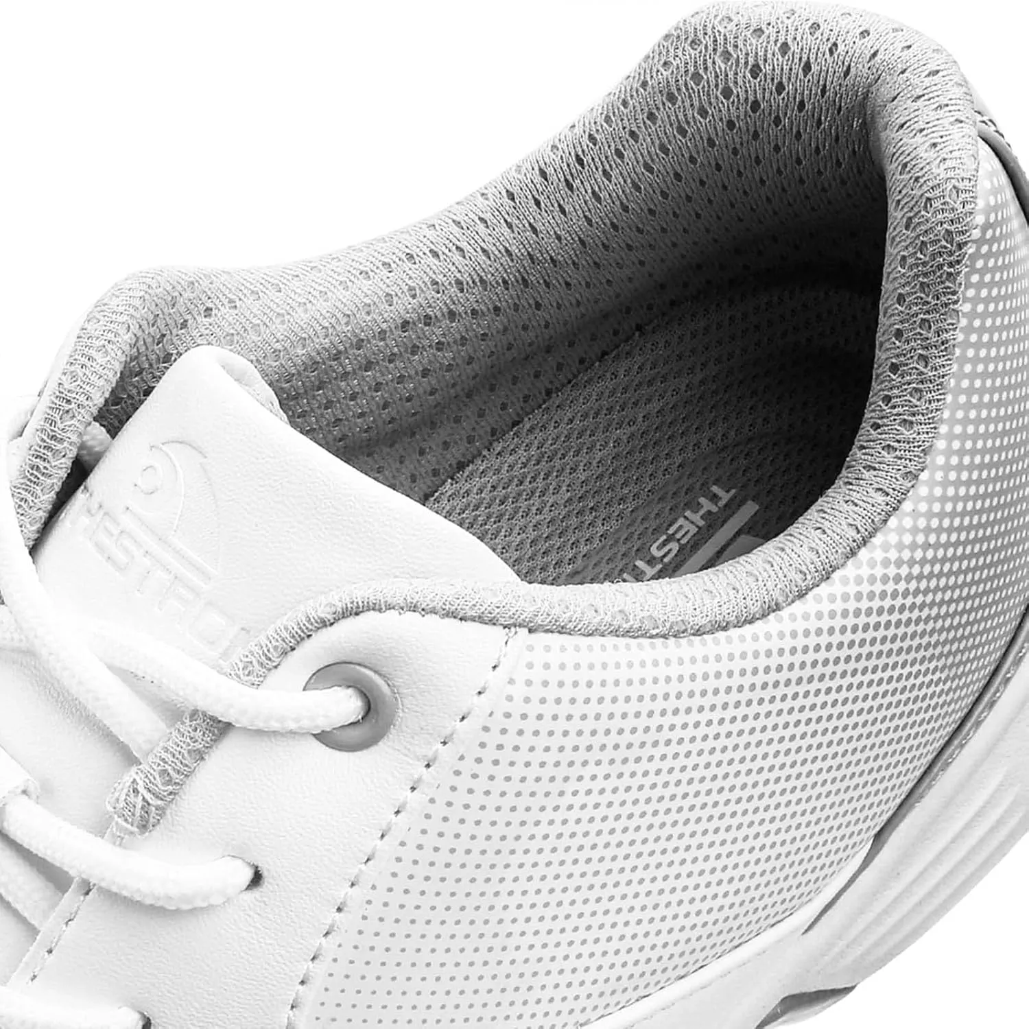 ONAIC Womens Golf Shoes with Spiked Leather Waterproof Sneakers Wide Fitting Non-Slip Trainers Non-Slip