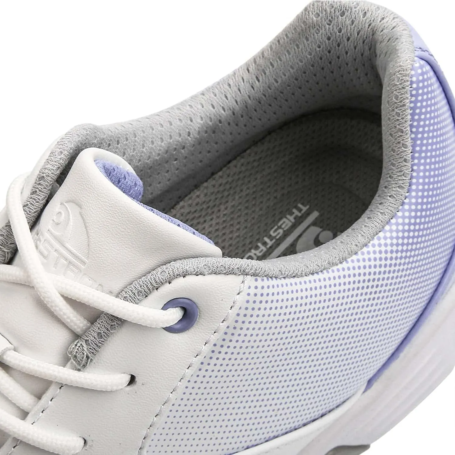 ONAIC Womens Golf Shoes with Spiked Leather Waterproof Sneakers Wide Fitting Non-Slip Trainers Non-Slip
