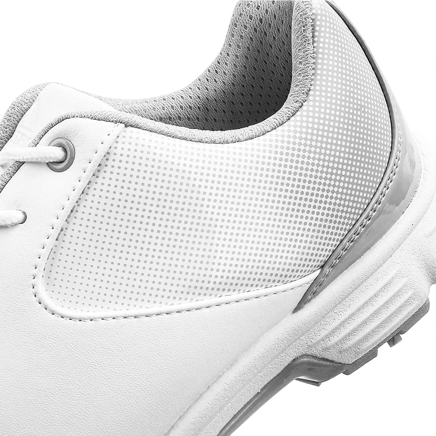 ONAIC Womens Golf Shoes with Spiked Leather Waterproof Sneakers Wide Fitting Non-Slip Trainers Non-Slip