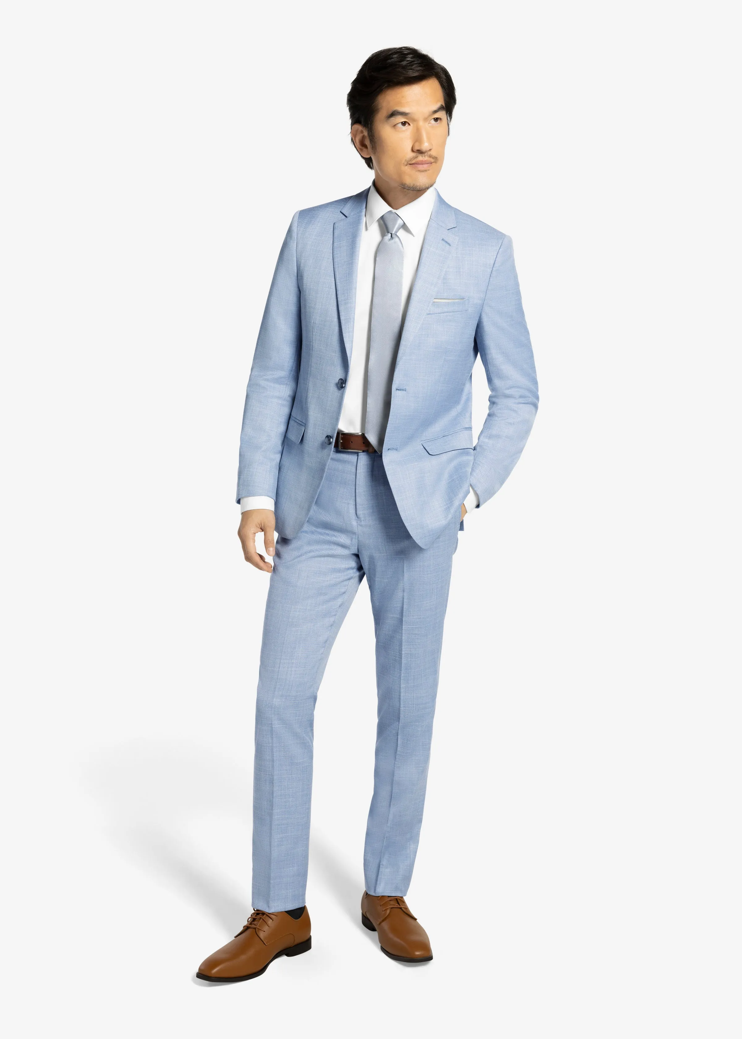 Oxford Blue Suit Pants Regular