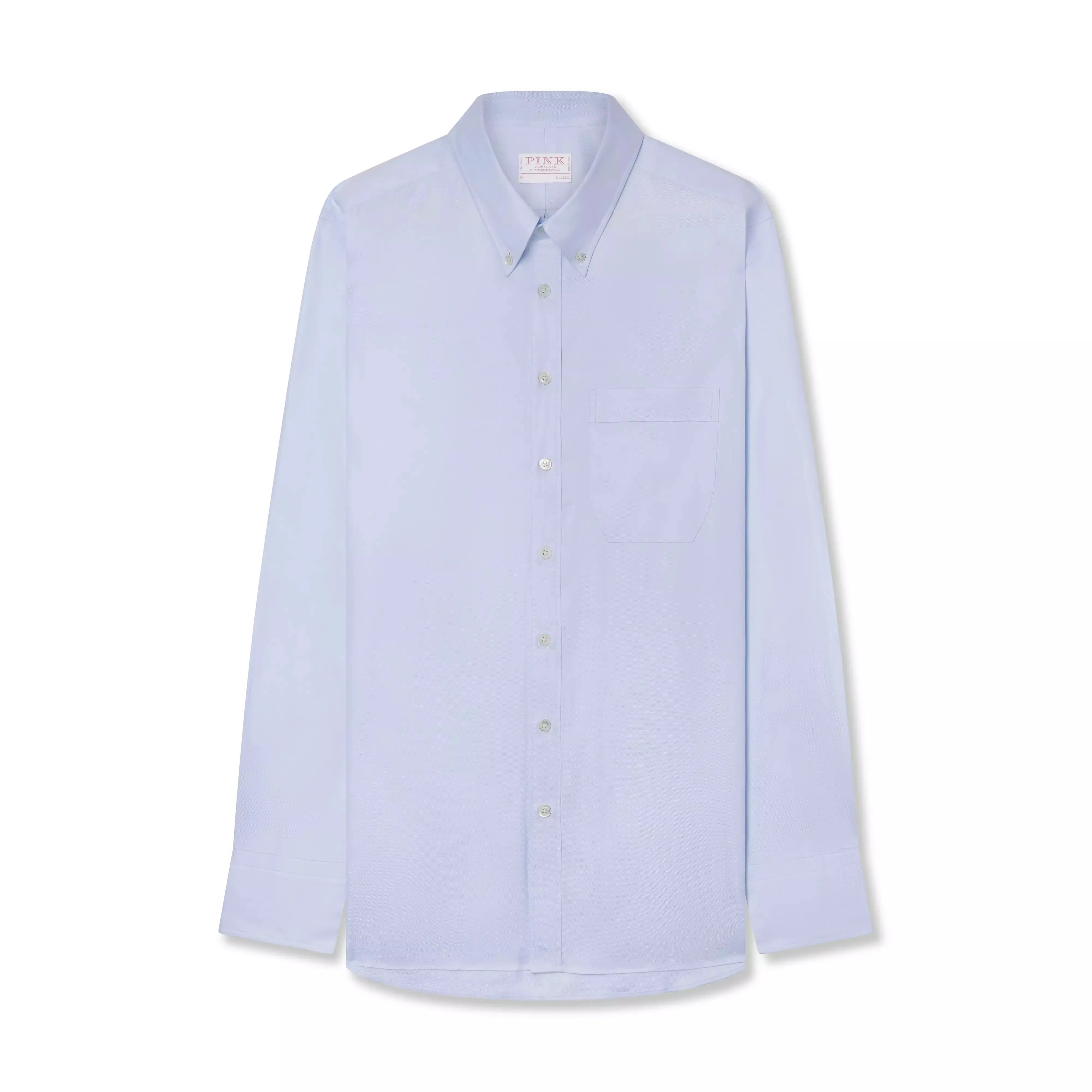 Pale Blue Classic Fit Smart Casual Button Down Weekend Oxford Shirt