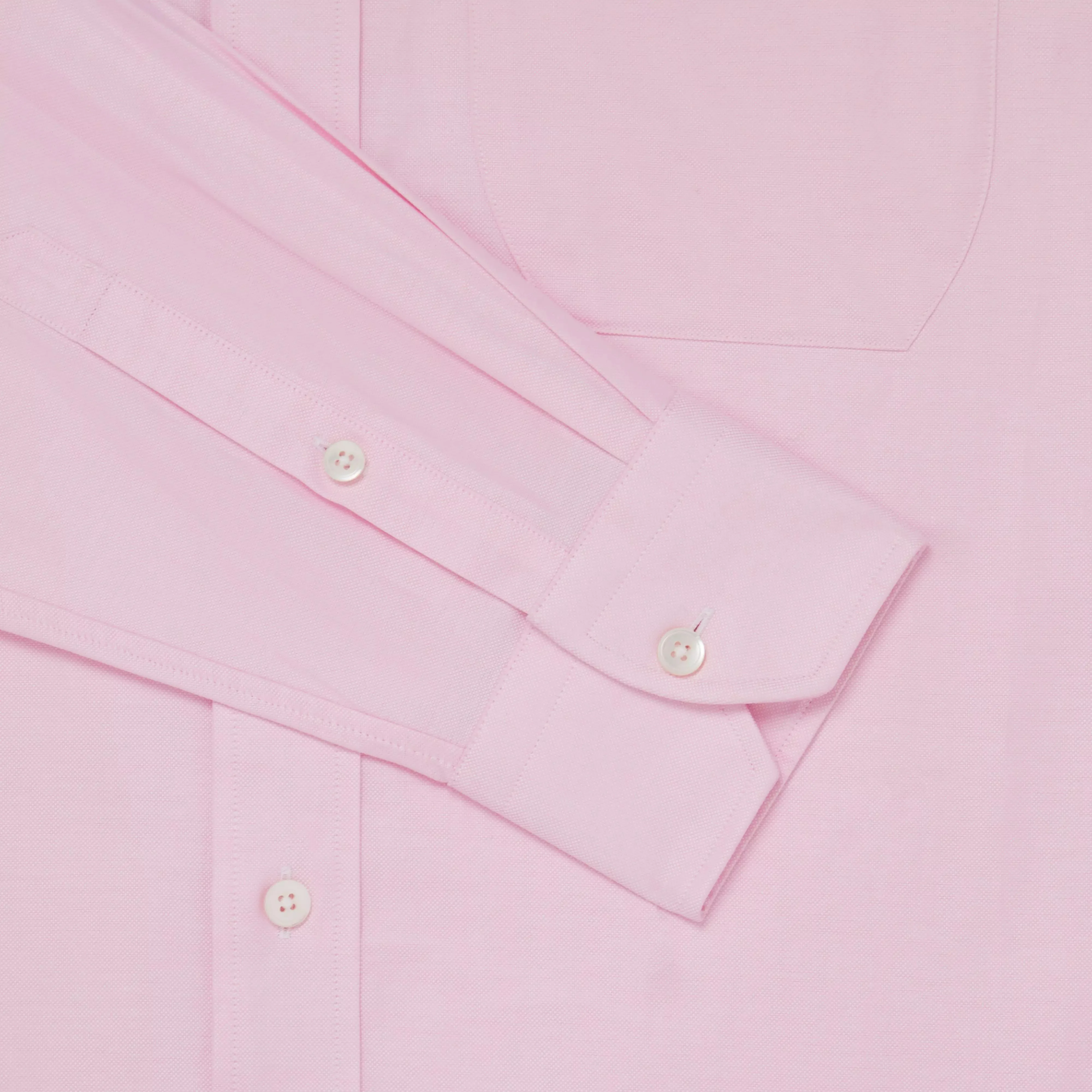 Pale Pink Tailored Fit Smart Casual Button Down Weekend Oxford Shirt