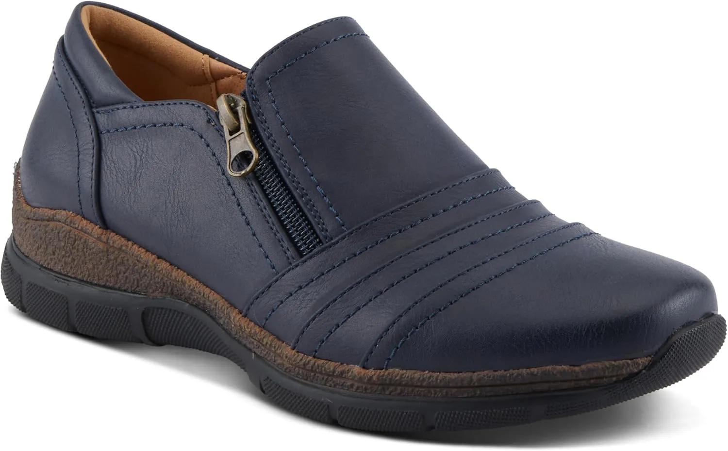 PATRIZIA Women's RIGNY Wedge Shoes with Tonal Stitching, Padded Back Collar, and Comfortable Fit