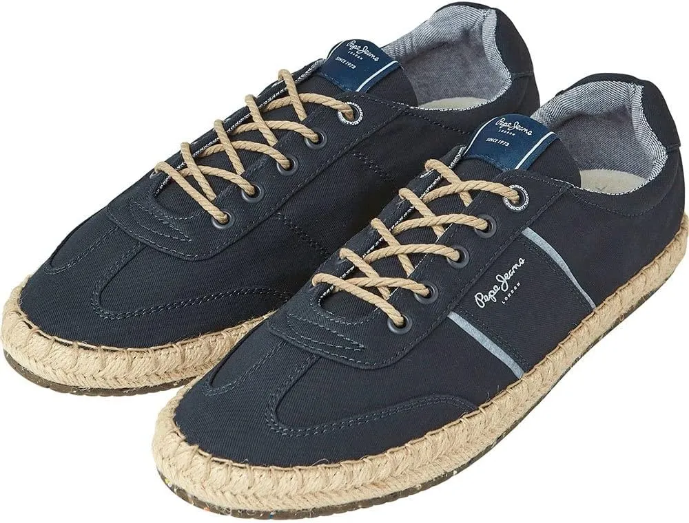 Pepe Jeans Men's Tourist Vegas Trainers, navy, 7.5 Men
