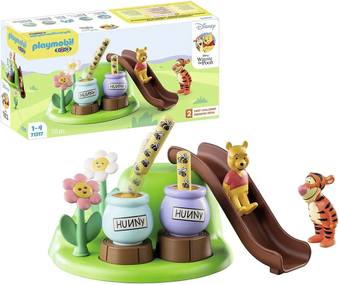 Playmobil 1.2.3 & Disney: Winnie's & Tigger's Bee Garden