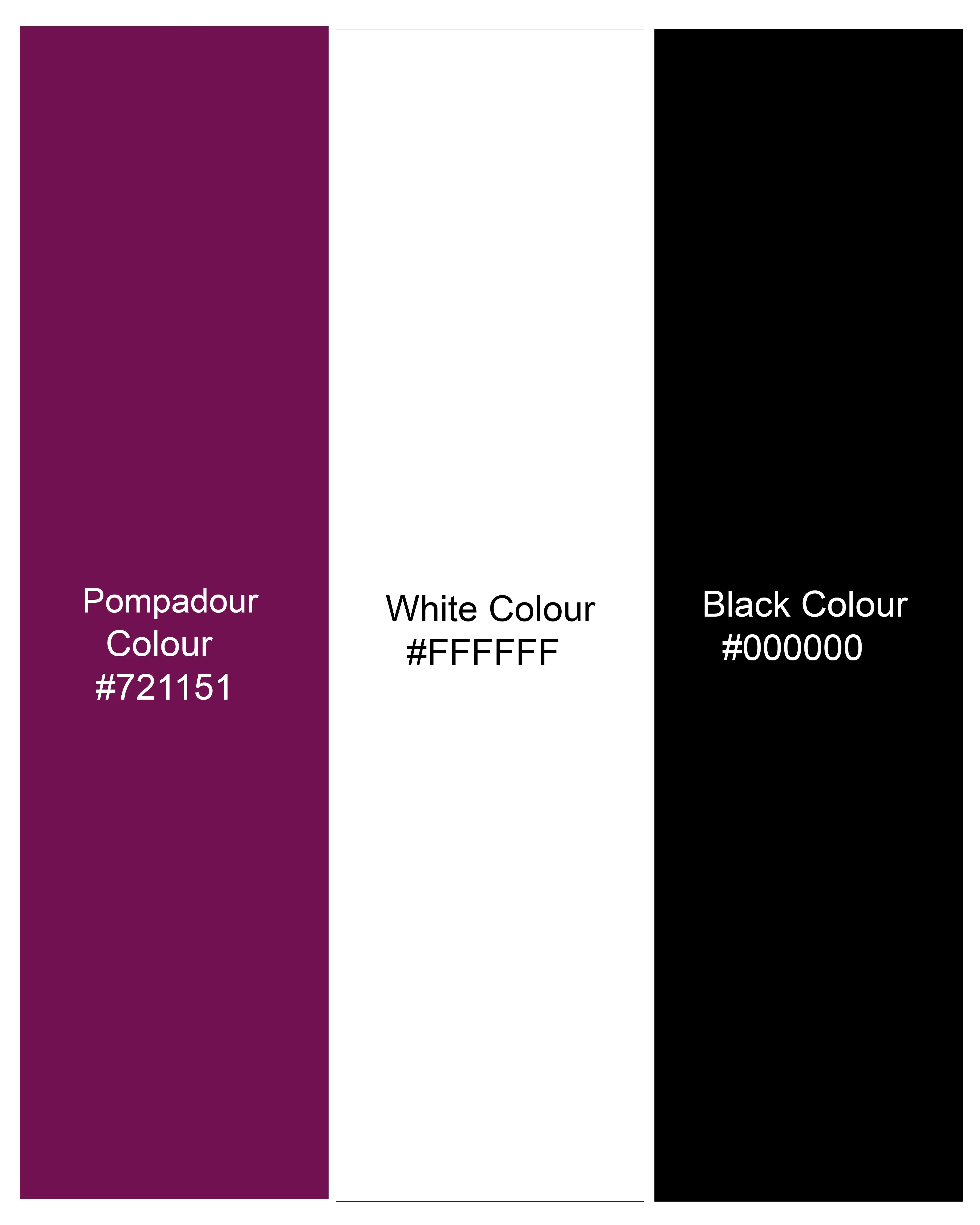 Pompadour Violet Striped Royal Oxford Shirt