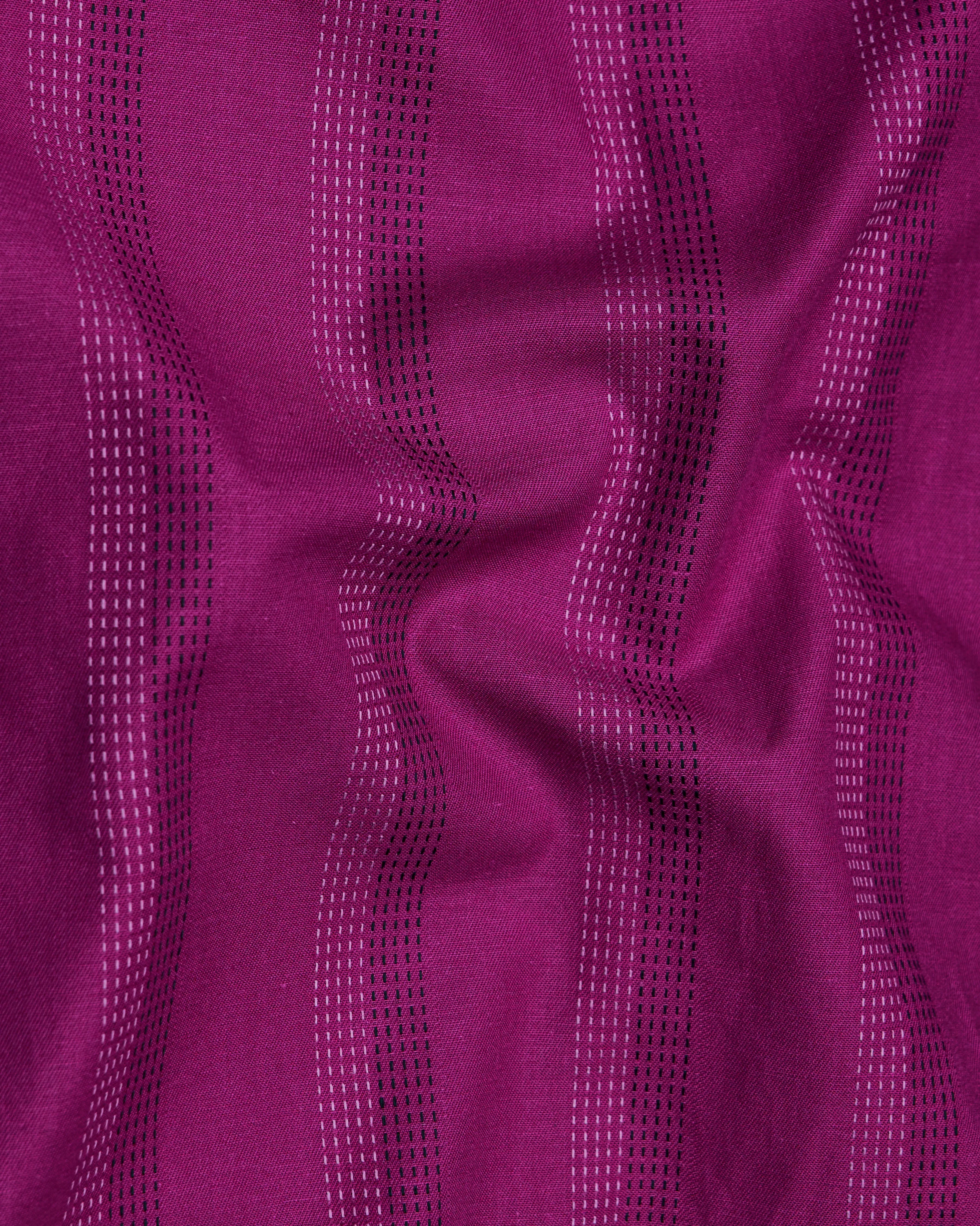Pompadour Violet Striped Royal Oxford Shirt