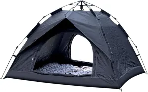 Portable Camping Tent 2-3 Person Outdoor Tents Easy to Pitch, Windproof Waterproof Dome Tent Instant Automatic Pop Up Tent Perfect Beach Outdoor Hiking Hunting Fishing