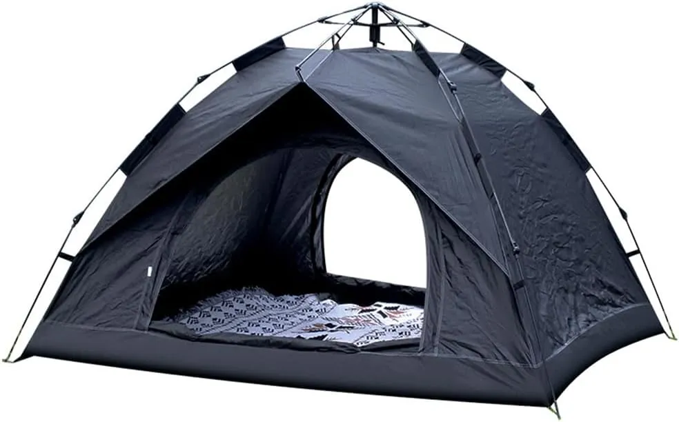 Portable Camping Tent 2-3 Person Outdoor Tents Easy to Pitch, Windproof Waterproof Dome Tent Instant Automatic Pop Up Tent Perfect Beach Outdoor Hiking Hunting Fishing