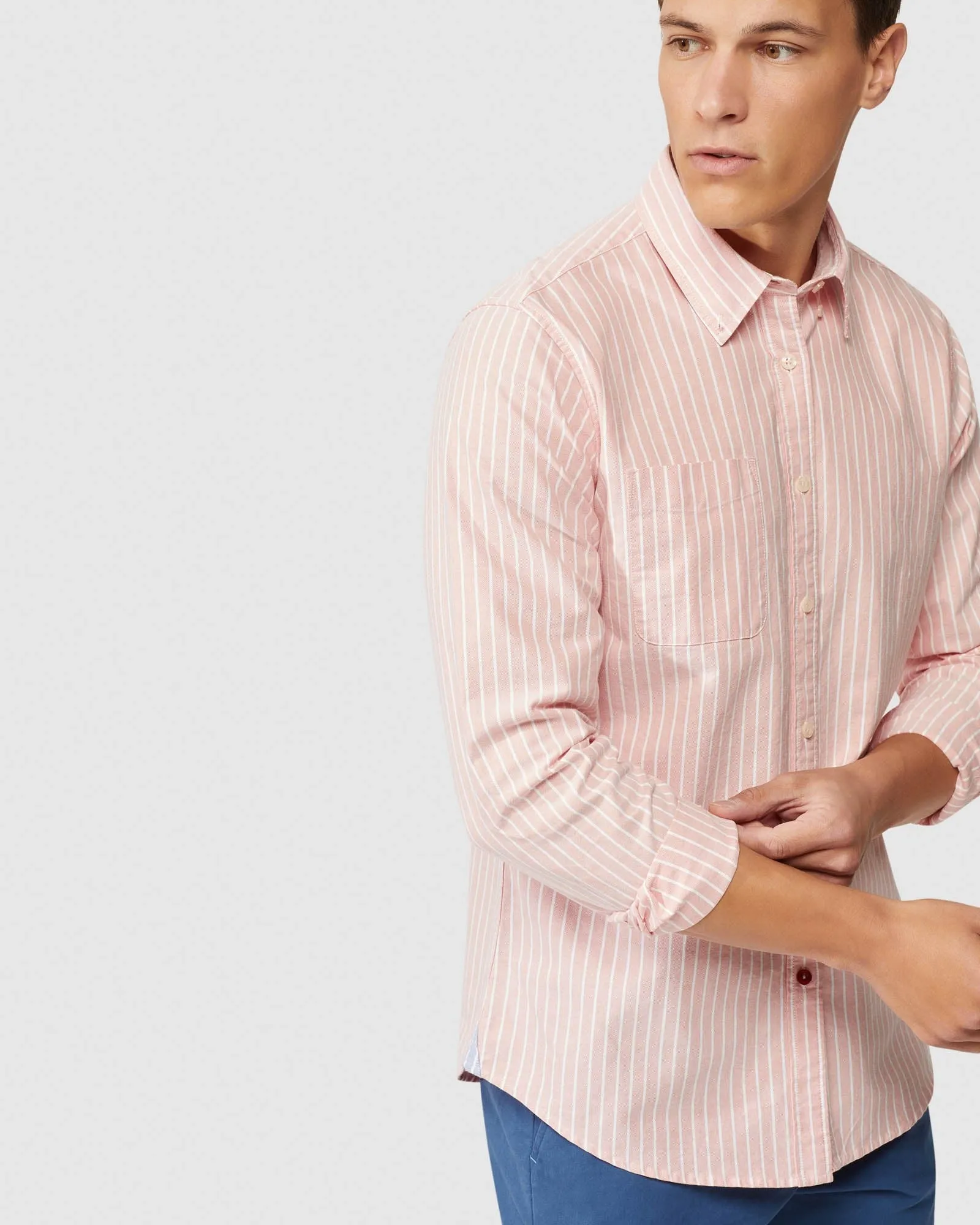 Portland Oxford Wve Striped Shirt