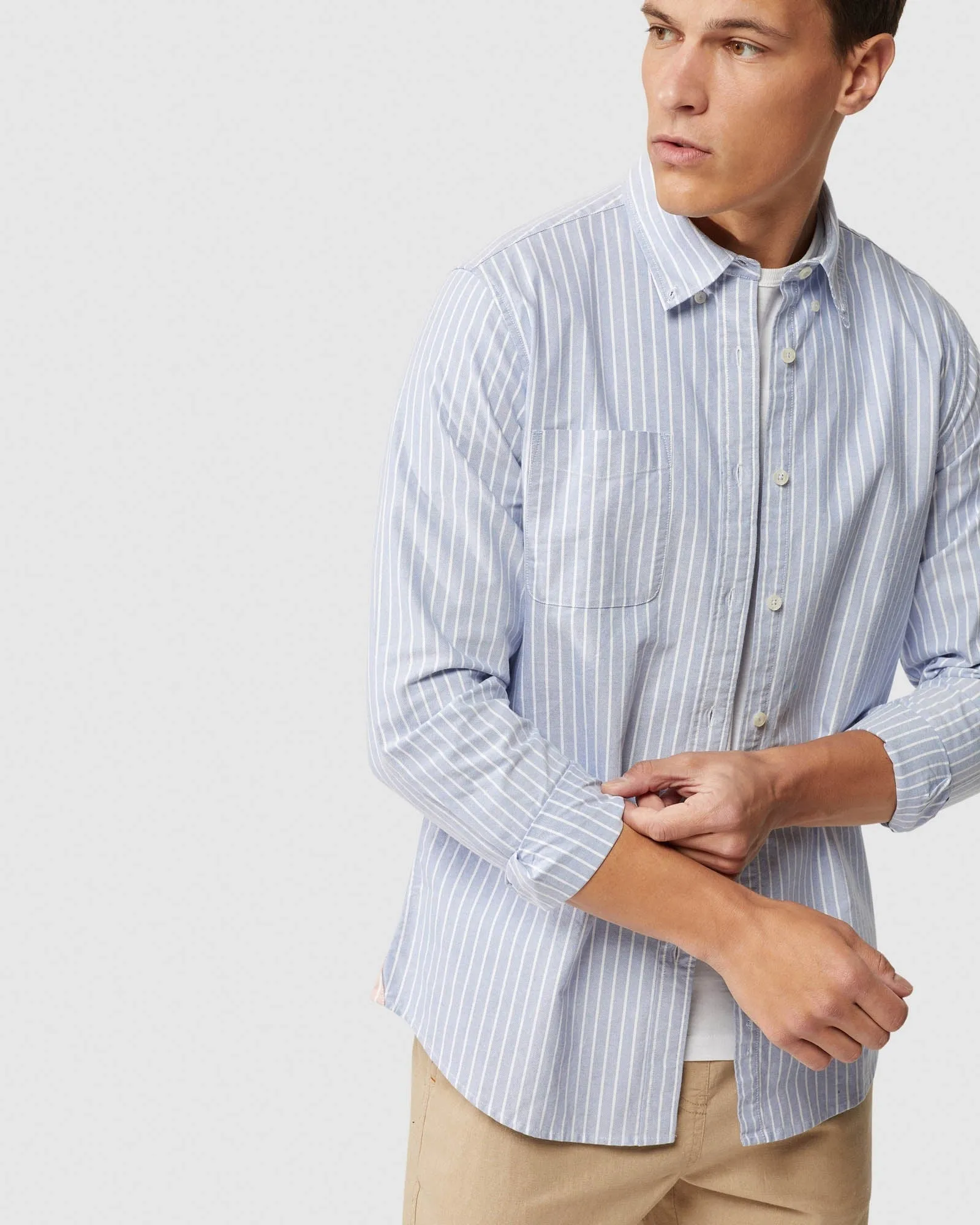Portland Oxford Wve Striped Shirt