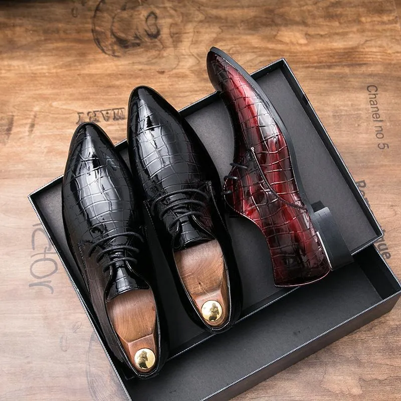 Premium Patent Leather Italian Shoes