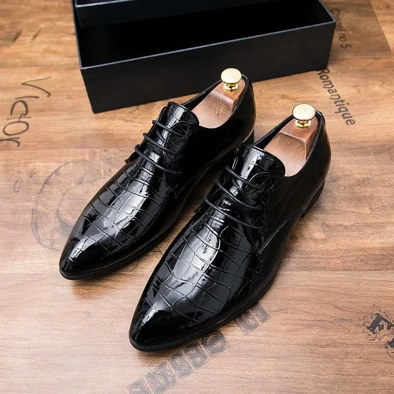 Premium Patent Leather Italian Shoes