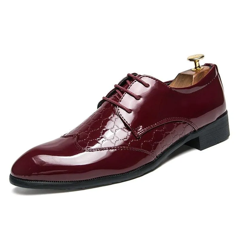 Premium Patent Leather Italian Shoes