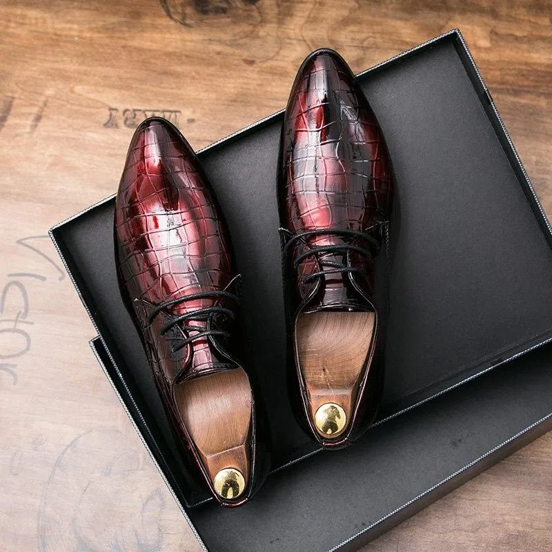 Premium Patent Leather Italian Shoes