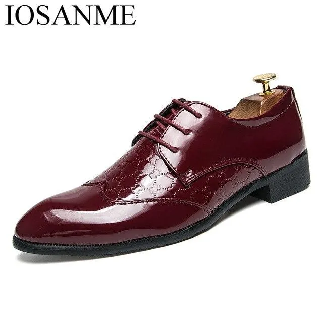 Premium Patent Leather Italian Shoes