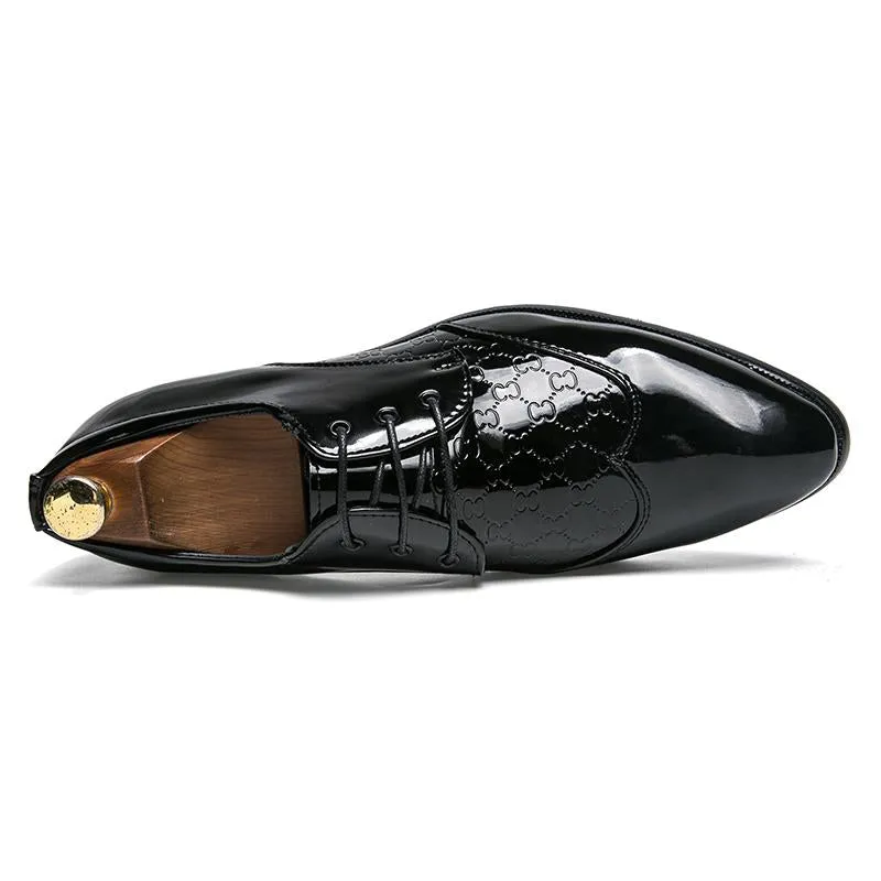 Premium Patent Leather Italian Shoes