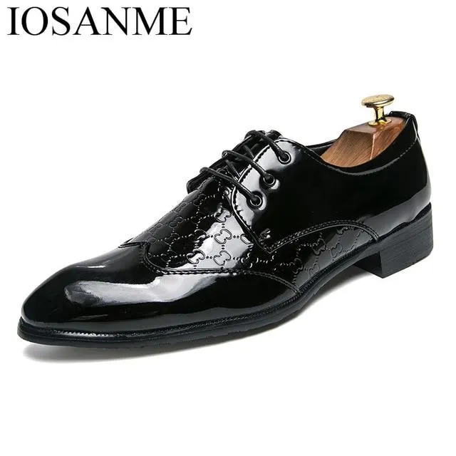 Premium Patent Leather Italian Shoes