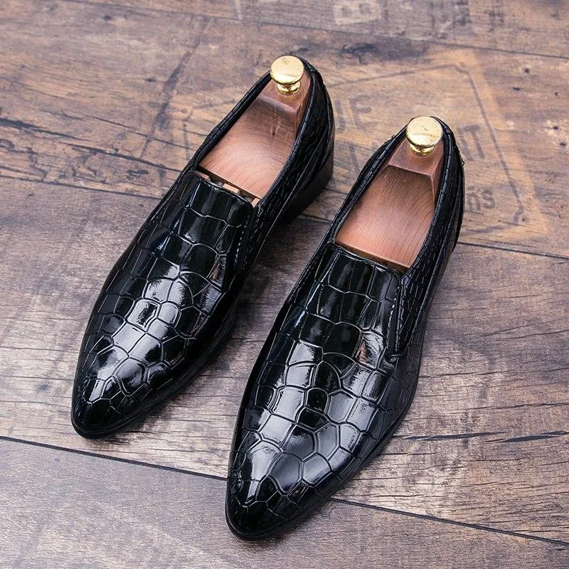 Premium Patent Leather Italian Shoes