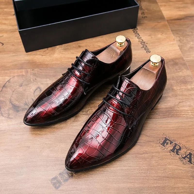 Premium Patent Leather Italian Shoes