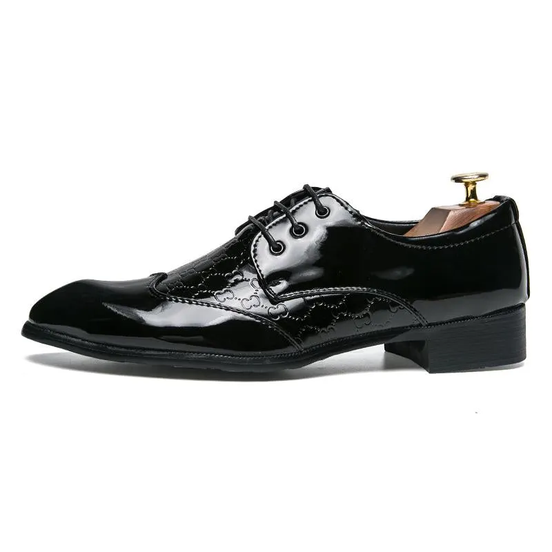 Premium Patent Leather Italian Shoes