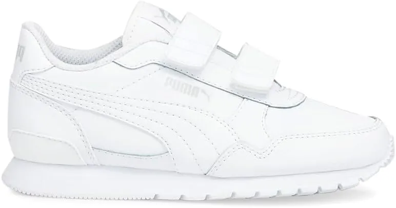 PUMA Kids Boys St Runner V3 Leather Slip On Sneakers Shoes Casual - White - Size 3.5 M