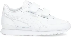 PUMA Kids Boys St Runner V3 Leather Slip On Sneakers Shoes Casual - White - Size 3.5 M