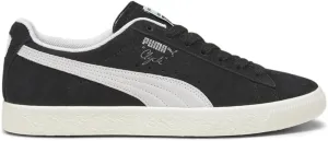 PUMA Mens Clyde Hairy Suede Lace Up Sneakers Shoes Casual - Black - Size 5 M