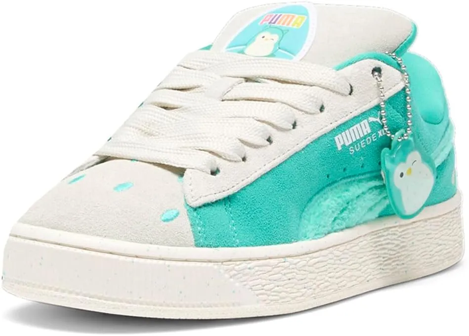 PUMA Womens Squishmellow X Suede XL Winston Lace Up Sneakers Shoes Casual - Green
