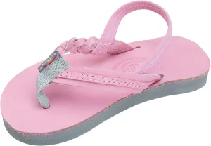 Rainbow Sandals Kid's Single Layer Premier Leather Flirty Braidy
