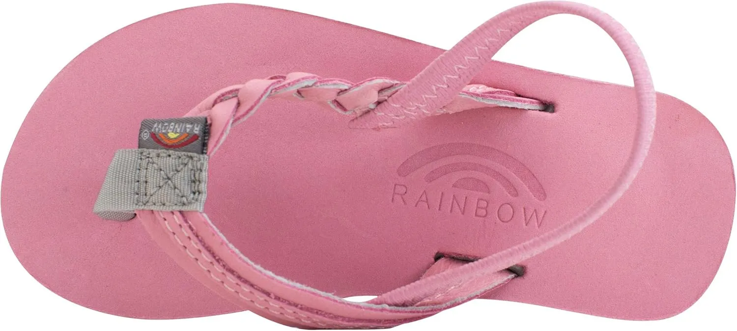 Rainbow Sandals Kid's Single Layer Premier Leather Flirty Braidy