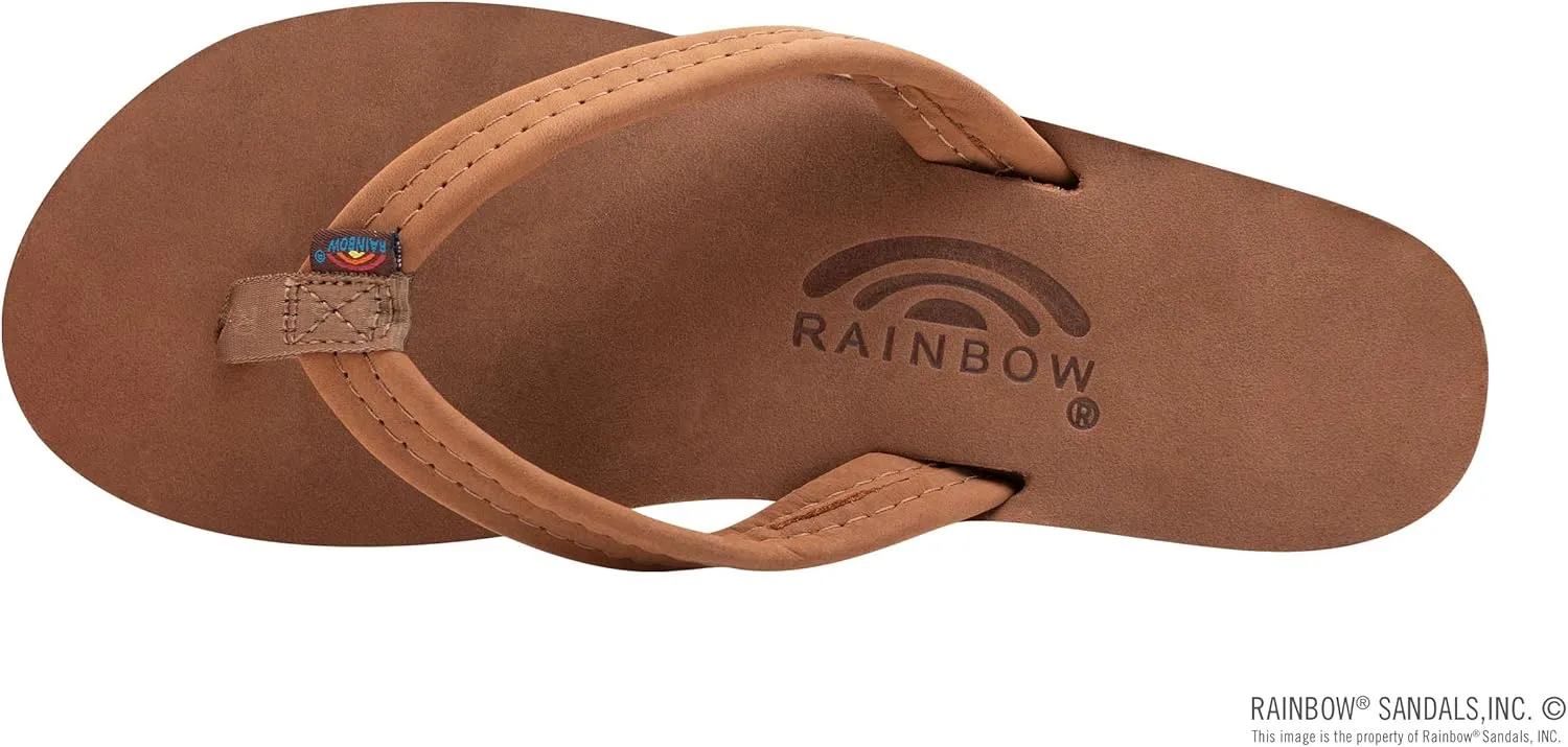 Rainbow Sandals Women's Single Layer Leather w/ 3/4" Strap