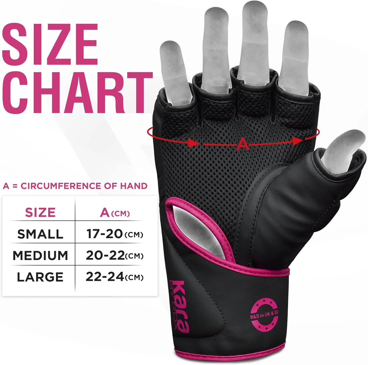 RDX MMA Gloves Grappling Sparring, Pre-Curved Mixed Martial Arts Mitts Men Women Boxing Gloves, Maya Hide Leather Kara Cage Fighting Workout, Combat Sports Training, Muay Thai, Punching Bag Kickboxing