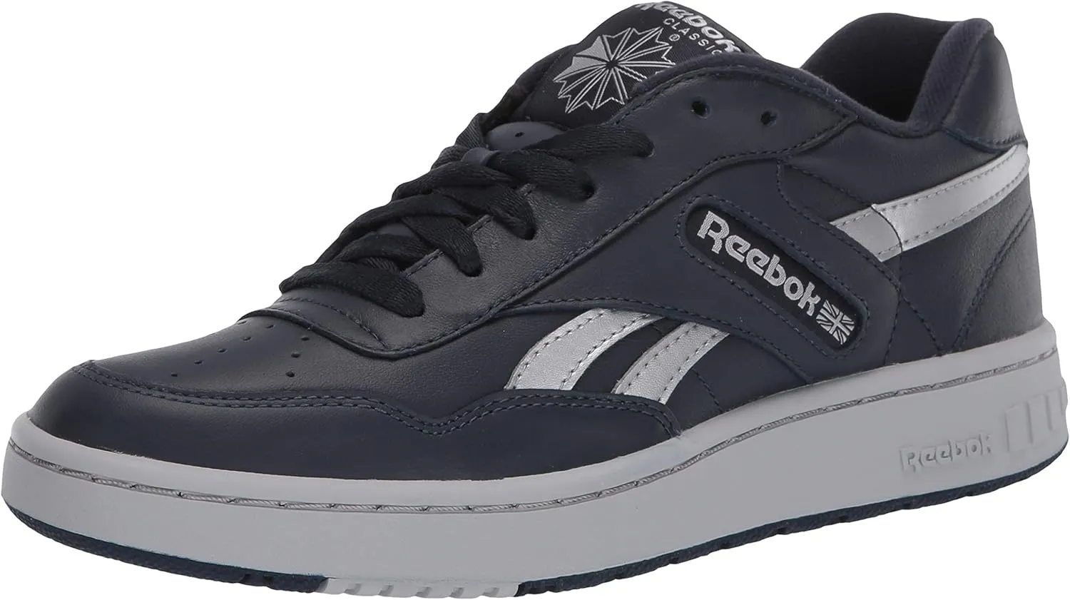 Reebok unisex-adult BB 4000 Sneaker ,Night Navy/Matte Silver/Night Navy, 11 M US