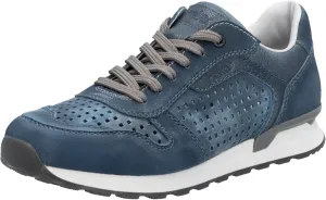 Rieker Men's Low Trainers, Blue, 10