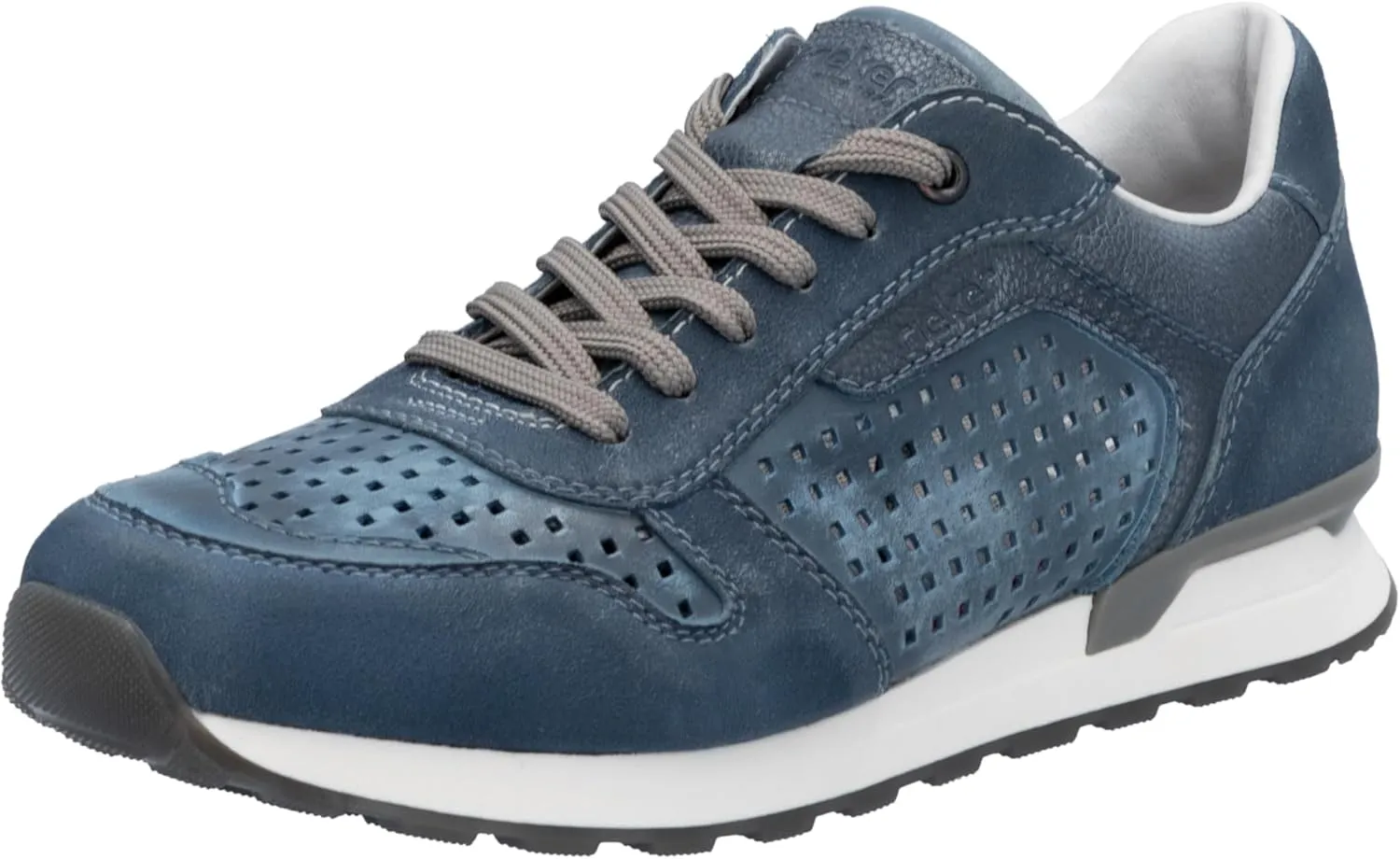 Rieker Men's Low Trainers, Blue, 10