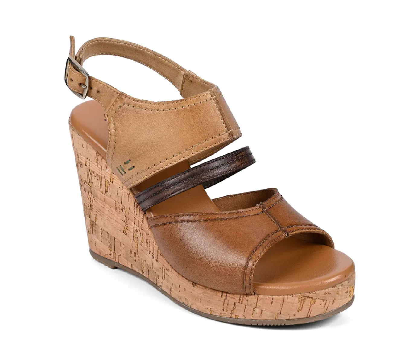 Roan by BedStu Leather Decorum Platform Sandals