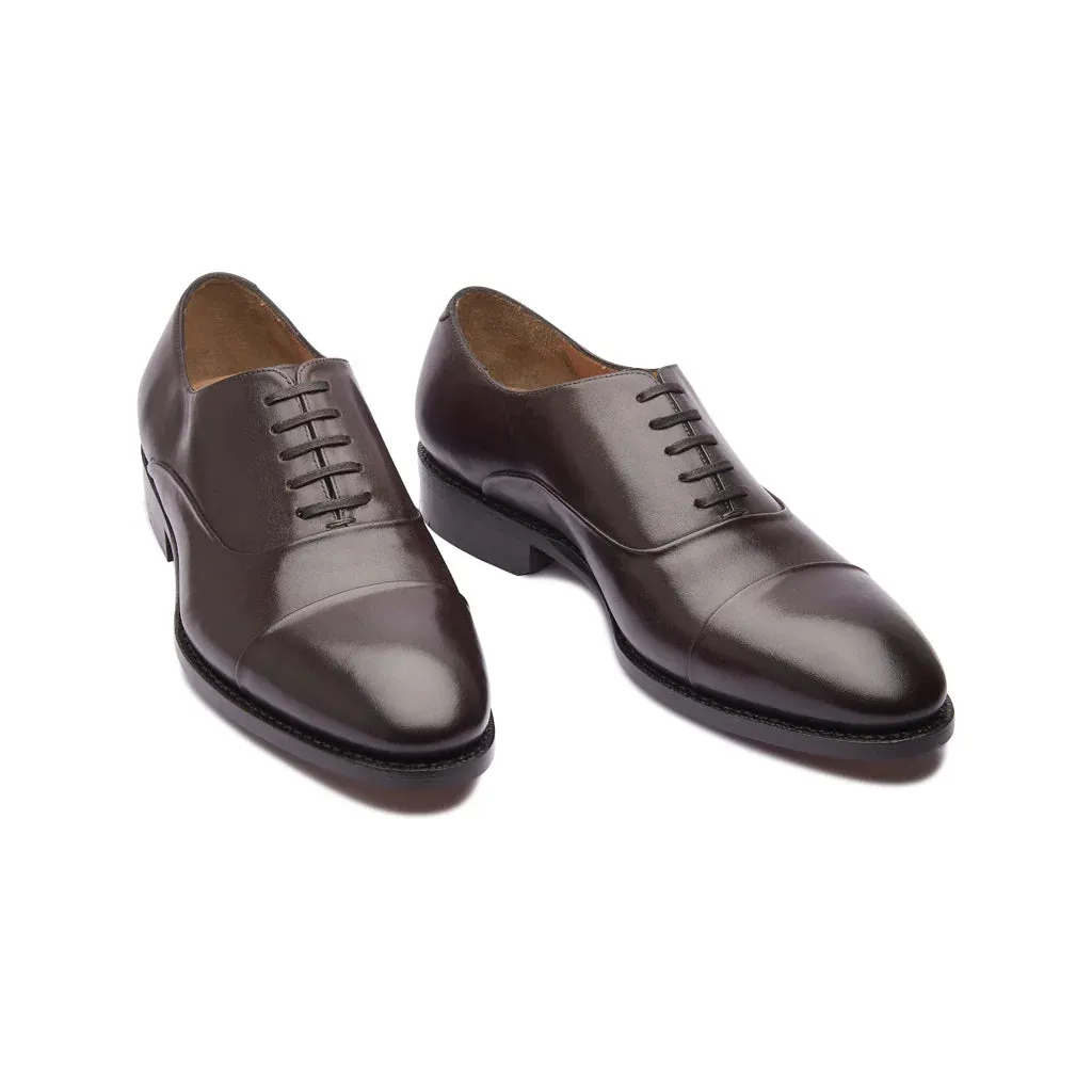 Romero Cap-toe Oxford - Brown | Hand Welted