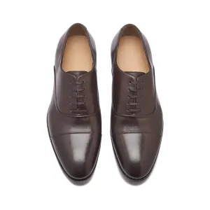 Romero Cap-toe Oxford - Brown | Hand Welted