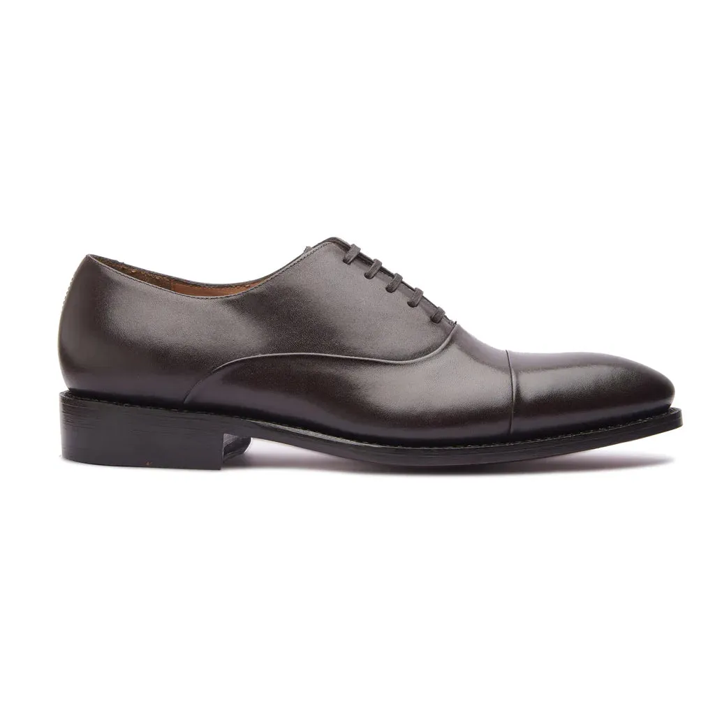 Romero Cap-toe Oxford - Brown | Hand Welted