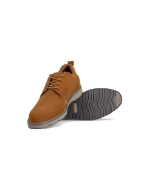 Ronnie Nubuck Leather Shoe in Tan