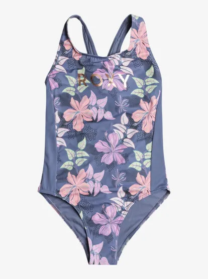 ROXY - Girls 8-14 Hidden Garden One Piece Swimsuit