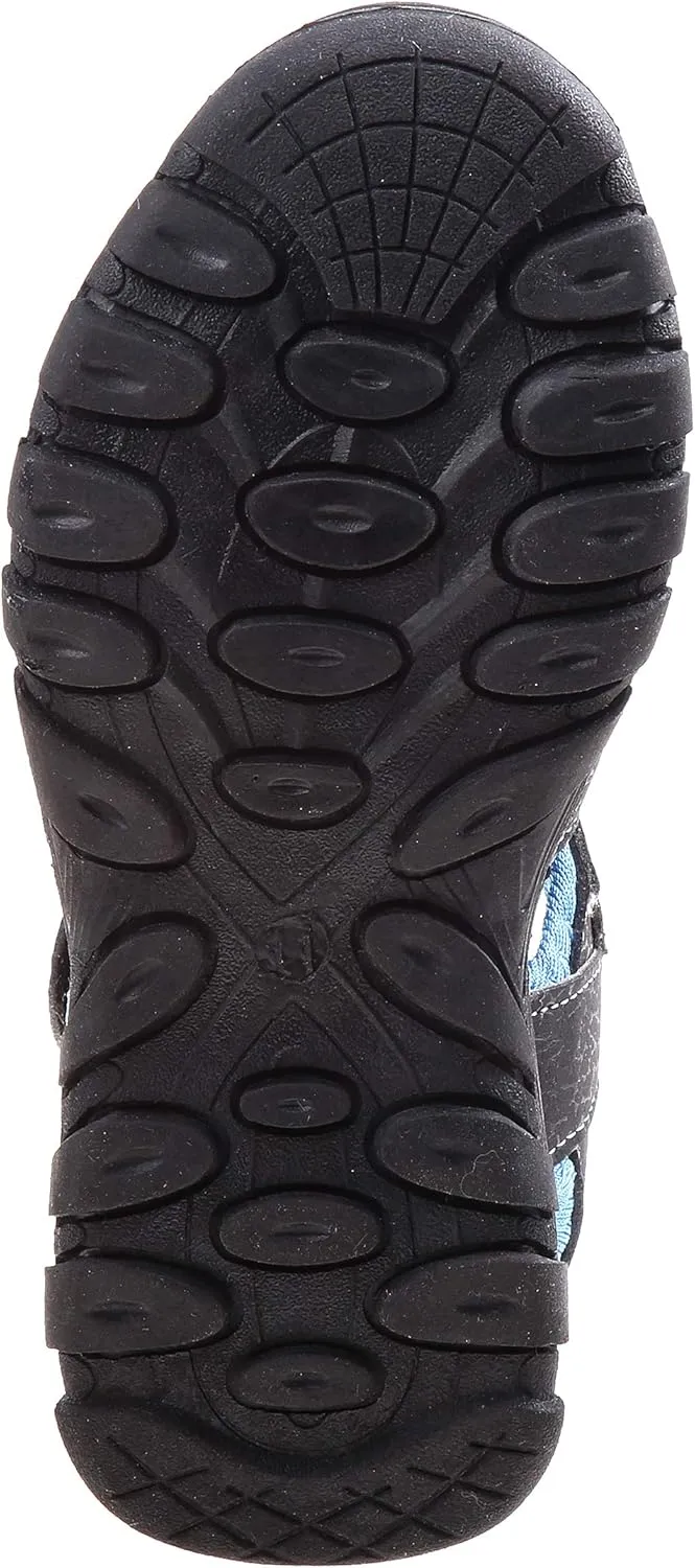 Rugged Bear Kids Boys Girls Closed-Toe Outdoor Sport Water Sandals - beach pool slide adjustable strap shoes athletic summer (Toddler/Little Kid/Big Kid)