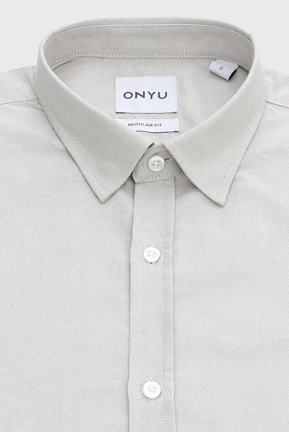 Sand Regular Fit Oxford Shirt