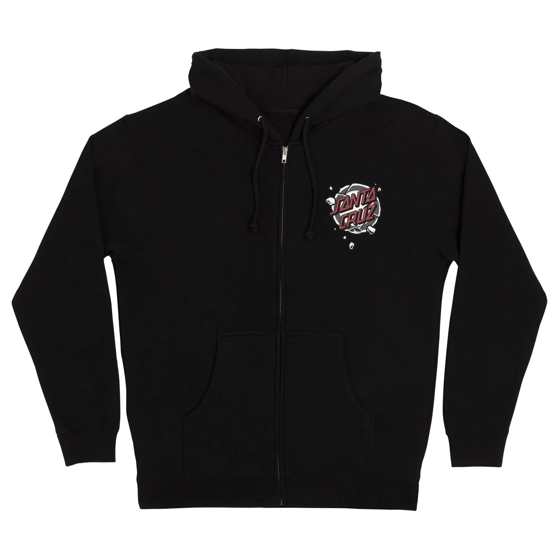 SANTA CRUZ ROSKOPP DESTRUCT DOT ZIP-UP SWEATSHIRT